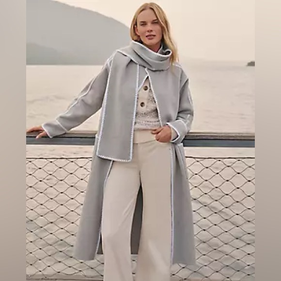 NWT Ann Taylor BEST SELLERWeekend Collection Wrap Scarf Coat